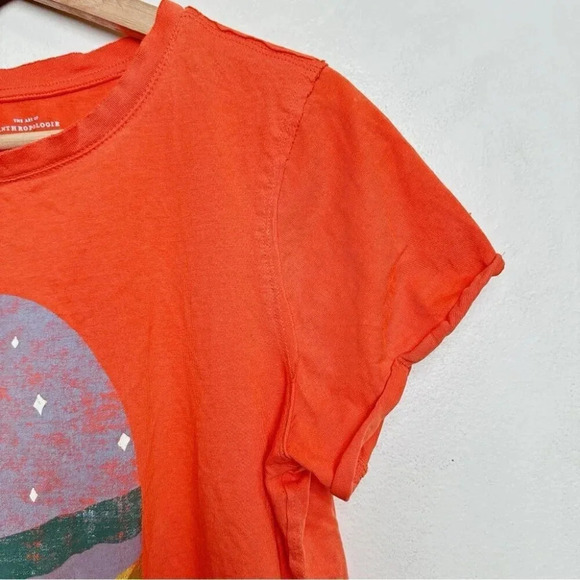 Anthropologie Womens Size Xsmall Graphics and  Grain Force of Nature Tee - Picture 8 of 12